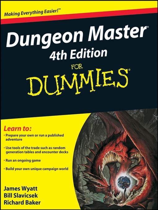 Title details for Dungeon Master 4th Edition For Dummies by James Wyatt - Available